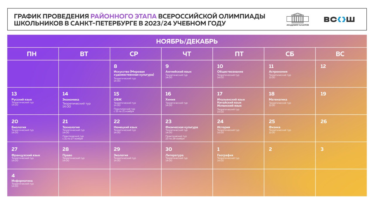 Всероссийская олимпиада школьников — ГБОУ Гимназия №271 Красносельского  района Санкт-Петербурга имени П.И. Федулова